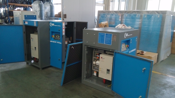 คอมเพรสเซอร์โรตารีแบบฉีดน้ำมัน Magnetic VSD Double Stage 160kw / 215hp