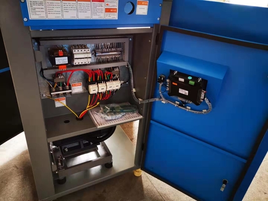 คอมเพรสเซอร์สกรูปลายอากาศ 22kw / 30hp พร้อมคอนโทรลเลอร์แบบสัมผัส