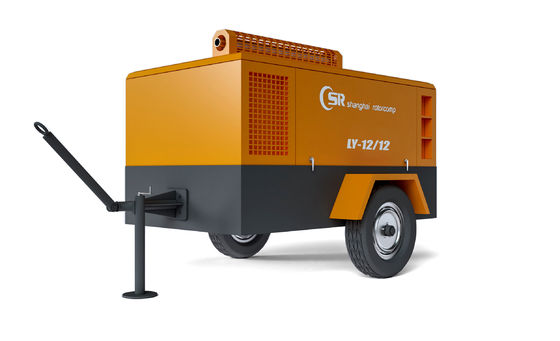 คอมเพรสเซอร์แบบสกรูดีเซลพร้อมน้ำมันสังเคราะห์/น้ำมันแร่สำหรับใช้ในอุตสาหกรรม/เชิงพาณิชย์