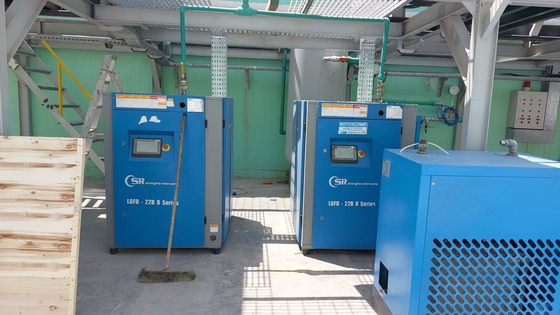ประหยัดพลังงาน 30% 37kw / 100hp VSD เครื่องปัดสกรู 7-15bar