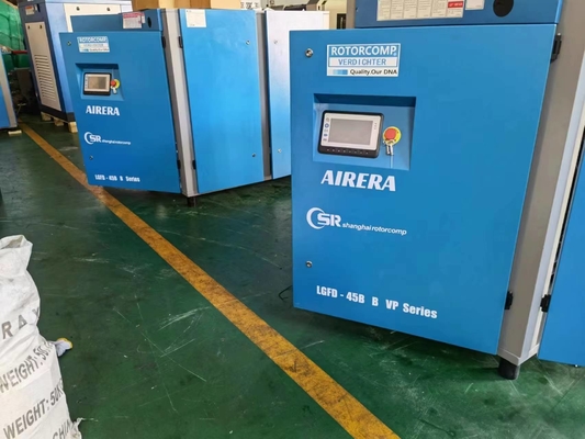 ประหยัดพลังงาน 30% 30kw / 40hp VSD เครื่องปั่นสกรู 7-15bar