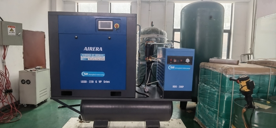 15kw 20hp,16bar, VSD เครื่องบดสกรู All-in-one สําหรับอุตสาหกรรมตัดเลเซอร์