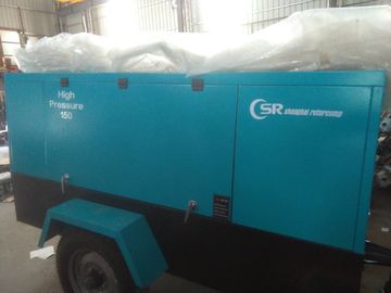 คอมเพรสเซอร์ดีเซลคอมเพรสเซอร์แบบดีเซล 215Cfm 100psi