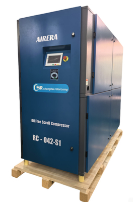 Shanghai Rotorcomp RC-042 S1 Air End Oil Free Air Compressor กับความเร็วเครื่องยนต์ 2890 นาที