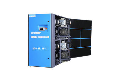 สายพานขับเคลื่อนน้ำมันฟรีคอมเพรสเซอร์โครงสร้างง่าย ๆ 37Kw / 50Hp กำลังไฟ