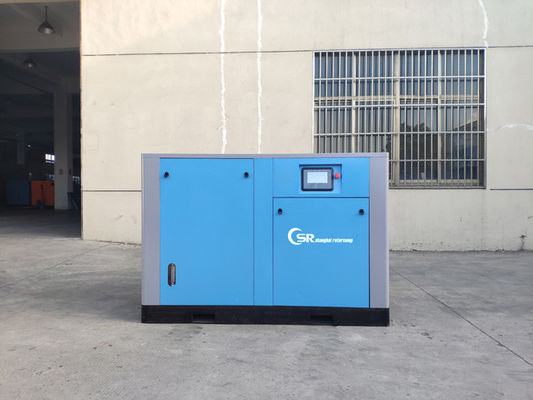 2960rpm 6.0m3 / นาทีเครื่องอัดอากาศแบบสกรูแบบไม่มีน้ำมันอิเล็กทรอนิกส์