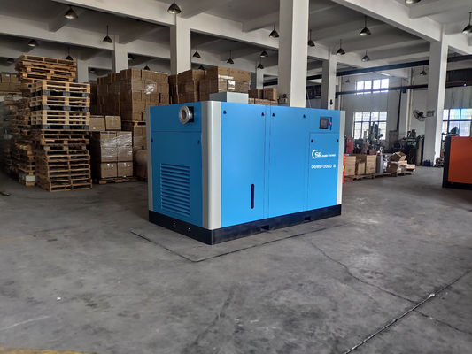 ISO TUV GA SGS รับรอง เครื่องบดสกรูไร้น้ํามัน พร้อมมอเตอร์ประหยัดพลังงานและการออกแบบที่โดดเด่น